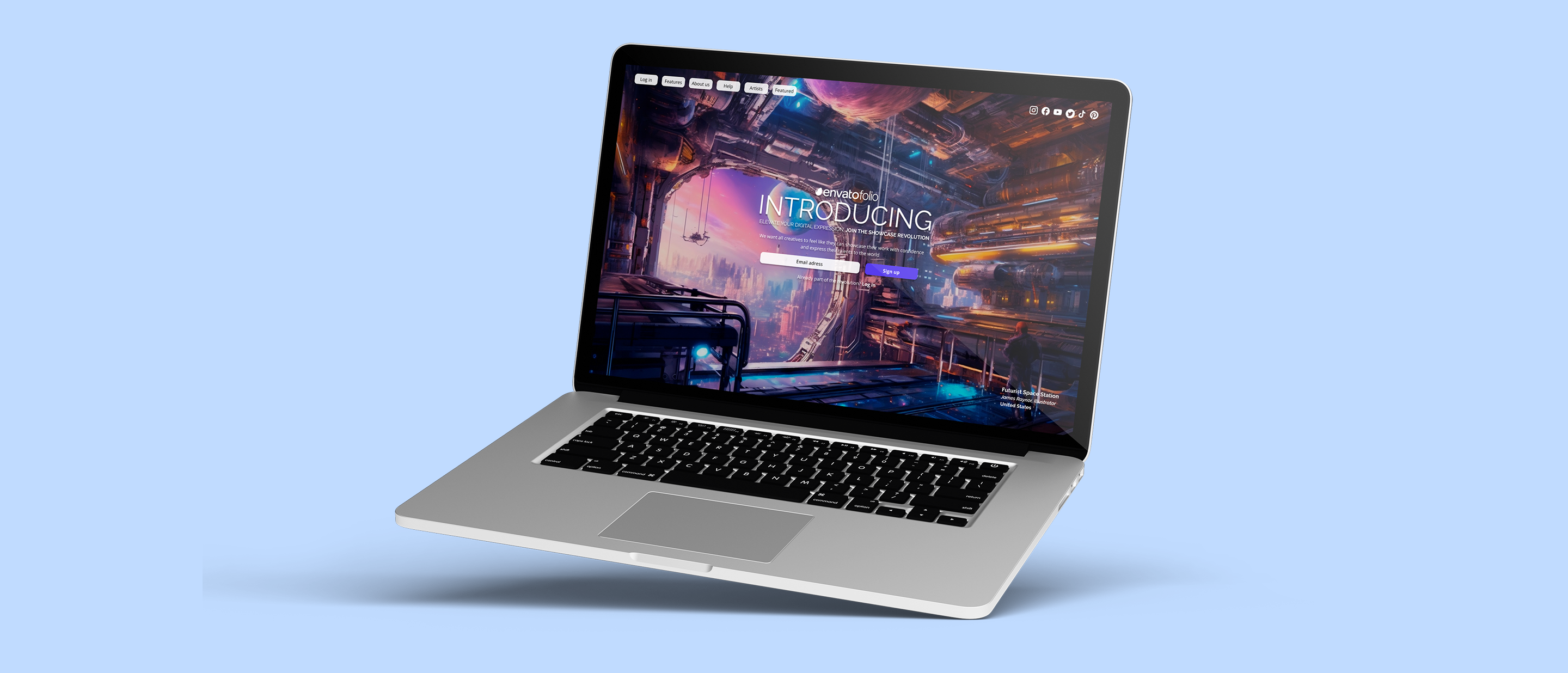 Landing Page Desktop Version 1