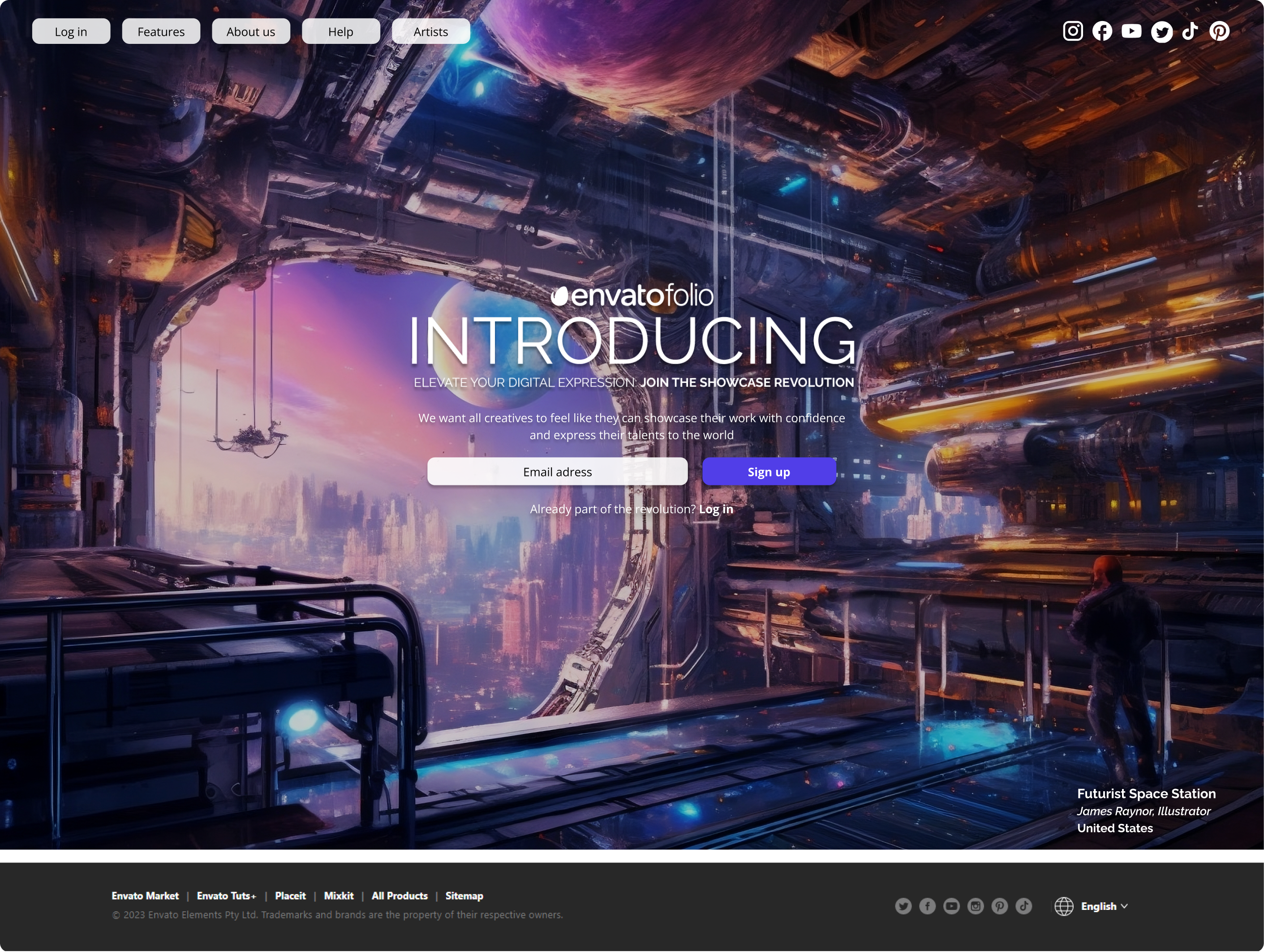 Landing Page Desktop Version 2