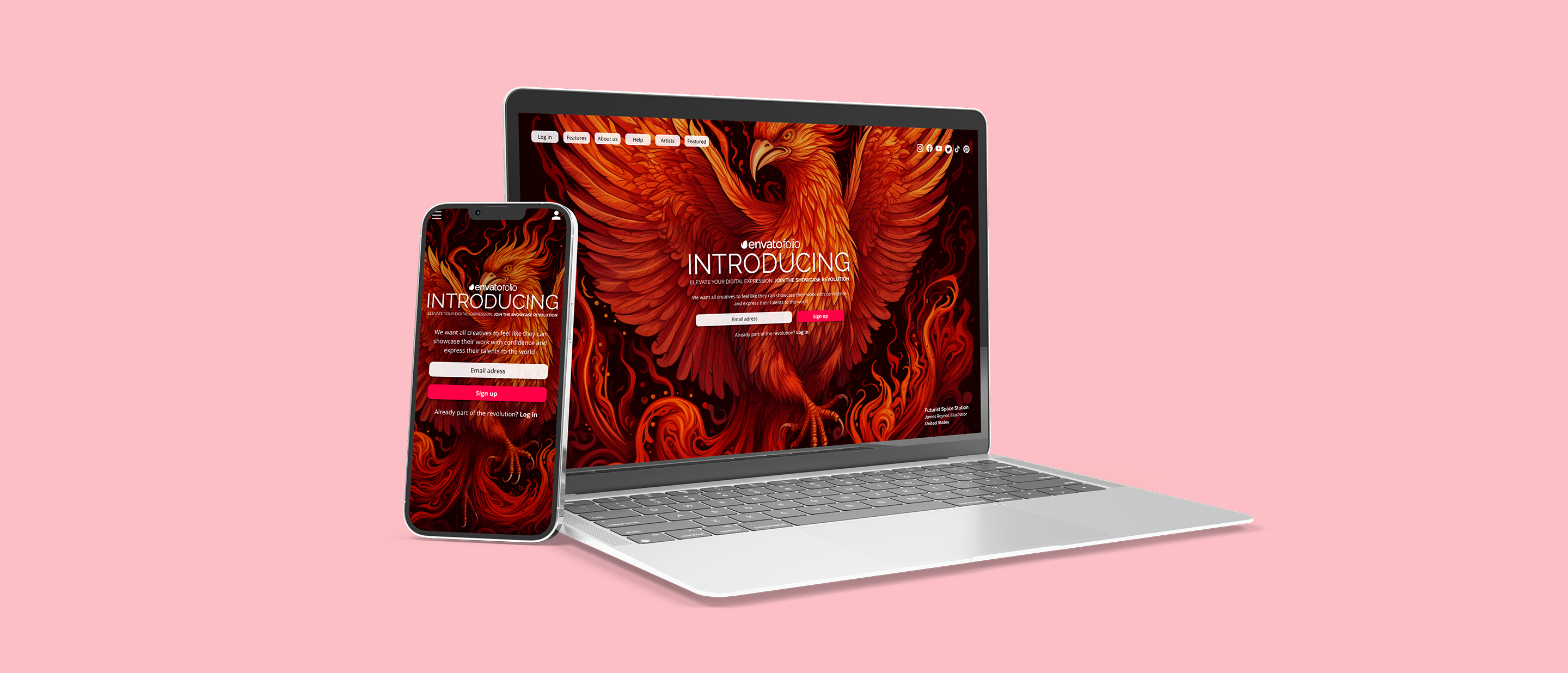 Landing Page Desktop Version 1