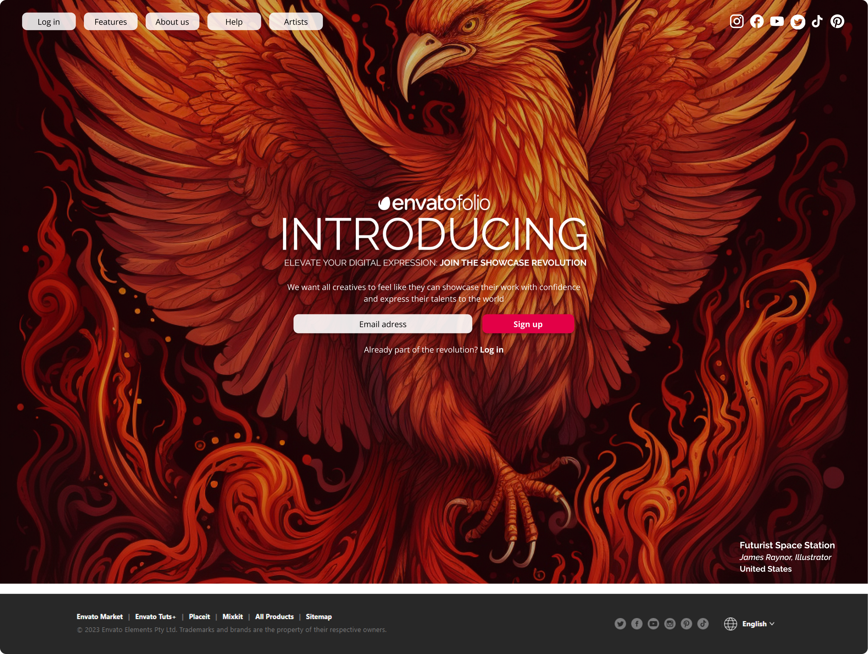 Landing Page Desktop Version 2